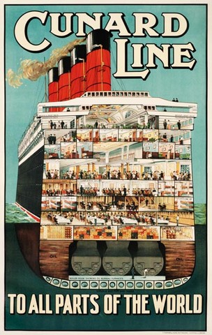 CUNARD LINE TO ALLPARTS OF THE WORLD