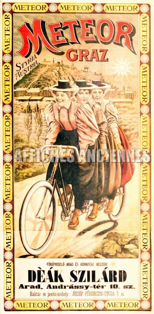 reproduction affiche velo
