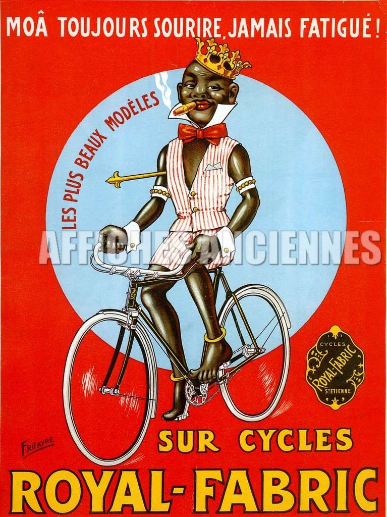 reproduction affiche vélo royal fabric