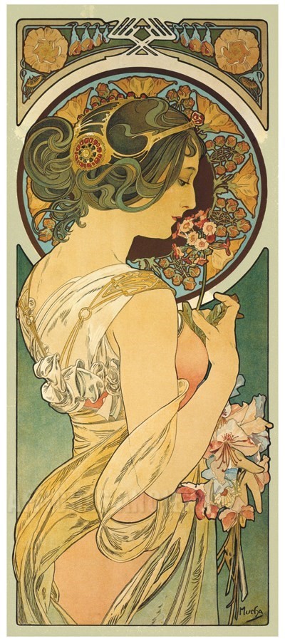 TITRE : La Primevère Mucha