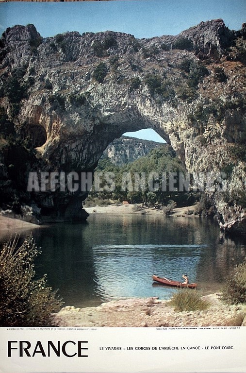 Vivarais gorges de l'Ardèche en canoe