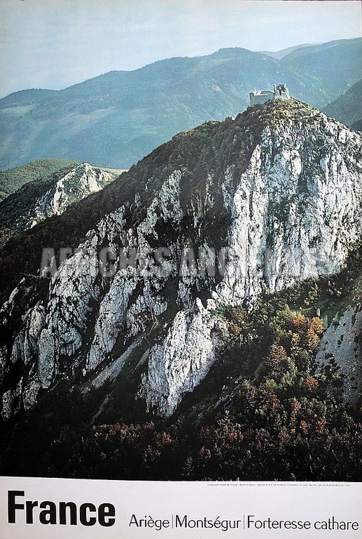 France Ariege Montsegur forteresse cathare