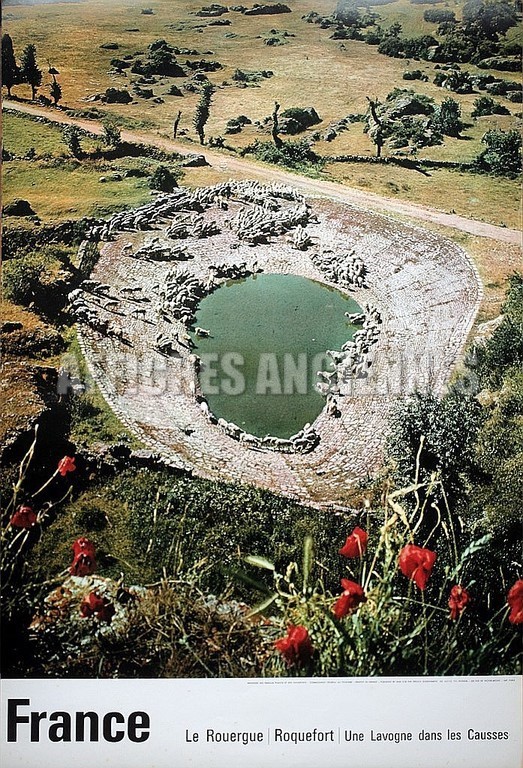 France le Rouergue roquefort une Lavogne dans les Causses