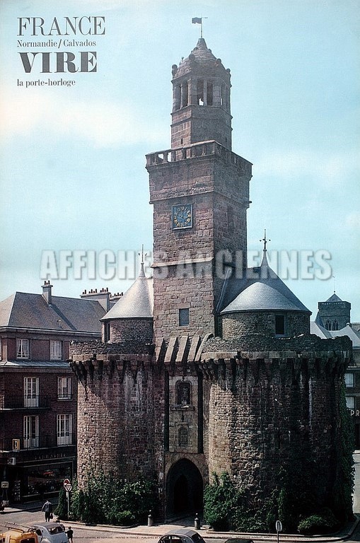 France normandie calvados la porte horloge