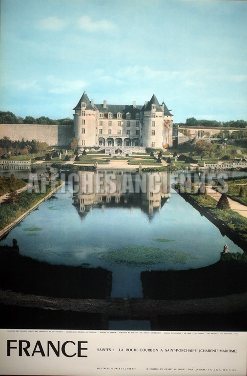 France saintes Sain-Porchaire chateau de la Roche-Courbon Charentes