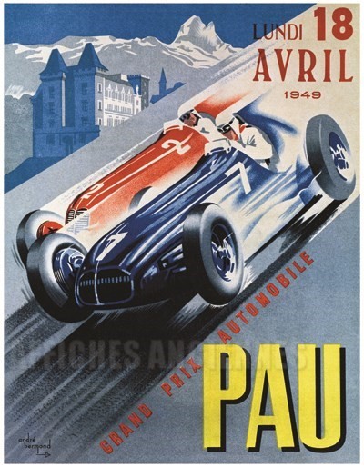 TITRE : Grand Prix automobiles Pau 