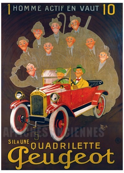 TITRE : Quadrilette Peugeot