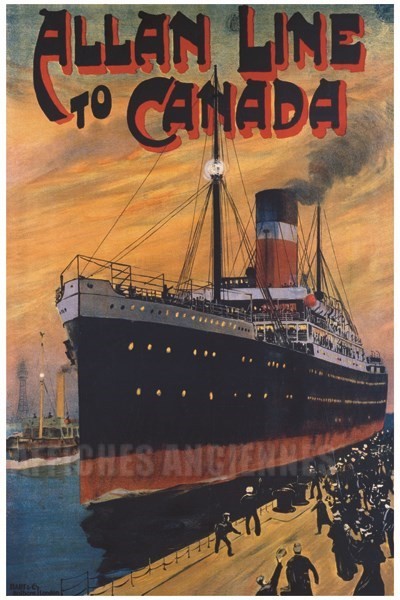 TITRE :  Allan Line to Canada