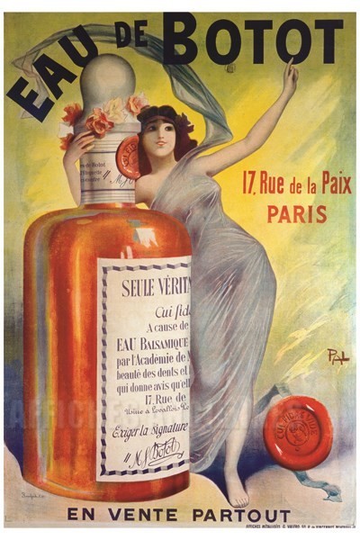 TITRE : Eau de Botot rue de la Paix Paris 