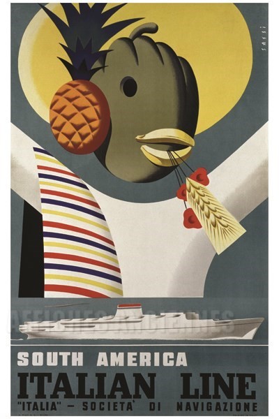 TITRE : South America Italian Line 