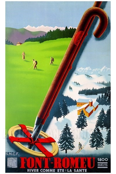 TITRE : Font-Romeu golf ski 