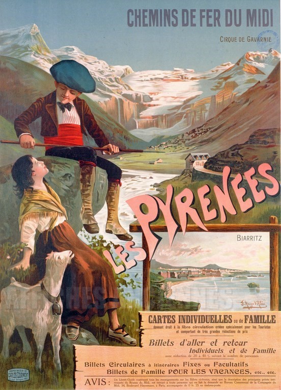 TITRE : Pyrénées et Biarritz 