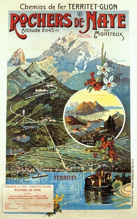 TITRE : Rochers de Naye 