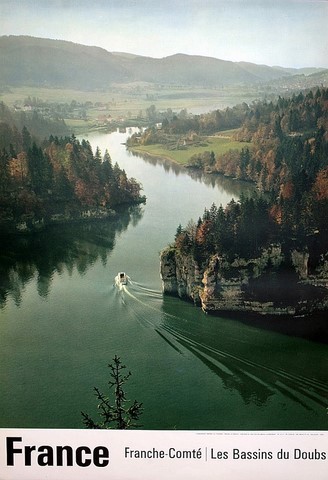 Franche Comté les bassins du Doubs foret et rivière