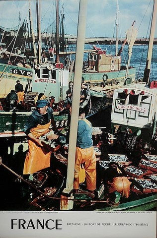 France Bretagne le port de pèche du Guilvinec Finistere