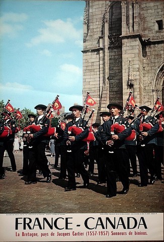 Bretagne Finistere France Canada la Bretagne pays de Jacques Cartier sonneurs de binious