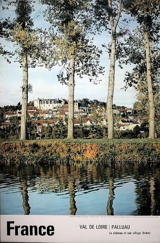 France Val de Loire Palluau  vue chateau et village