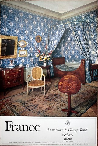 France Nohant la maison de George Sand indre mobilier 