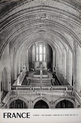 France AuvergnE l'Abbatiale de la Chaise Dieu