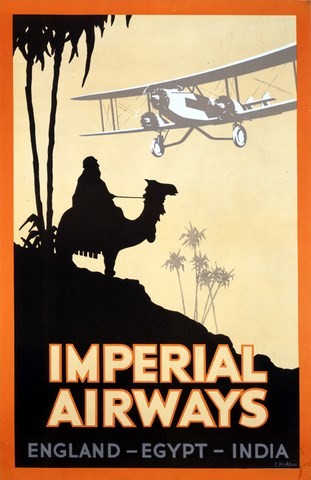 imperial airways avec chameau