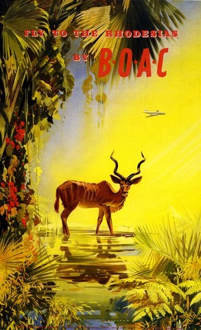 FLY TO THE RHODESIAS BOAC
