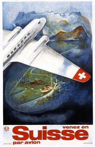VENEZ EN SUISSE EN AVION