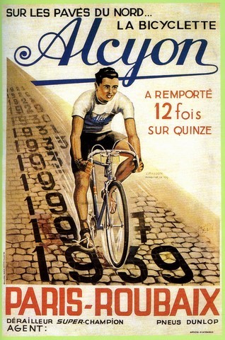 affiche ancienne bicyclette alcyon