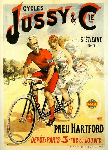 reproduction affiche ancienne velo cycles