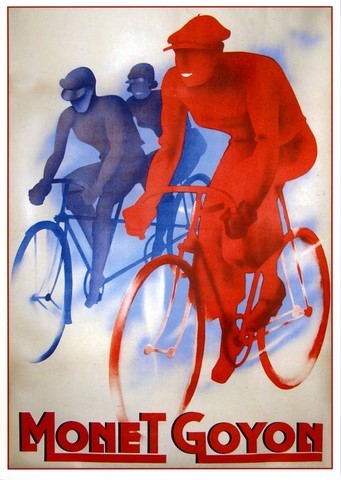 reproduction affiche velo cycles