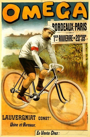 reproduction affiche cycles velo