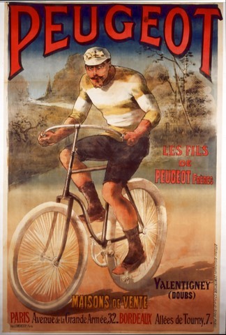 reproduction affiche vélo
