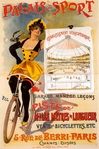 reproduction affiche ancienne cycles peugeot
