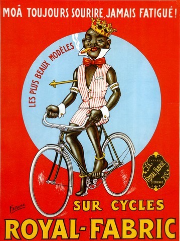 reproduction affiche vélo royal fabric