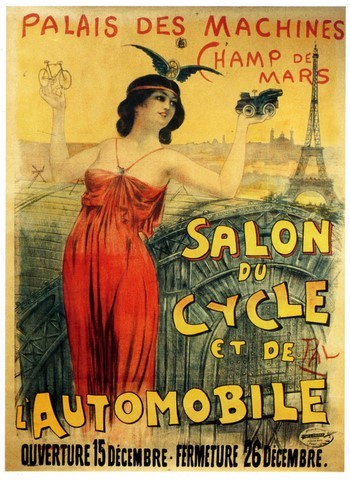 reproduction affiche vélo