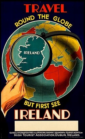 AFFICHE VISITEZ L'IRLANDE