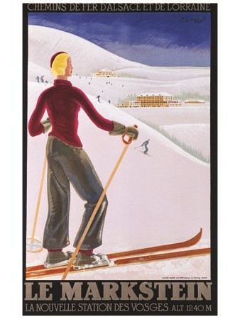 TITRE : Le Markstein ski 