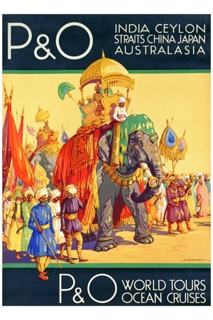 TITRE : P.O Croisières Autour du monde