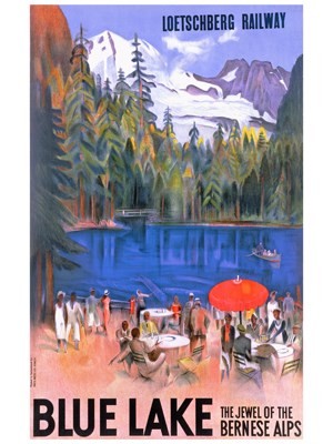 TITRE : Loetschberg  Blue Lake