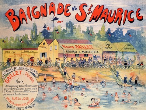 TITRE : Baignade  Saint- Maurice 
