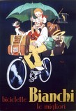 reproduction affiche bicyclette bianchi