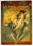 reproduction affiche ancienne pneu michelin