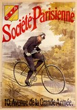reproduction affiche vélo société parisienne
