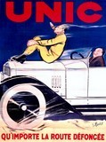 reproduction affiche ancienne auto unic