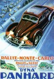 reproduction affiche voiture panhard dyna 