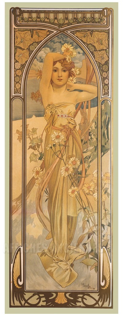 TITRE :  Eclat du Jour Mucha